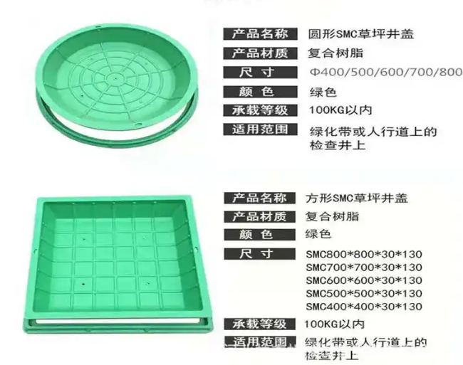 章丘树脂复合种植井盖展示